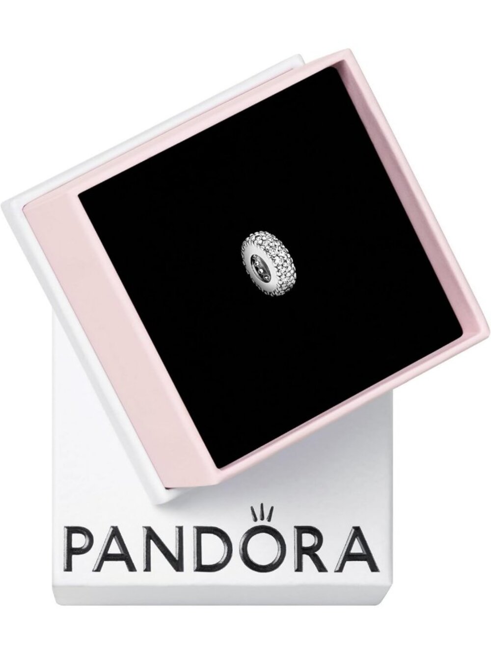 Daisy Flower Spacer Charm - Sterling Silver Jewelry for Women - Gift Box